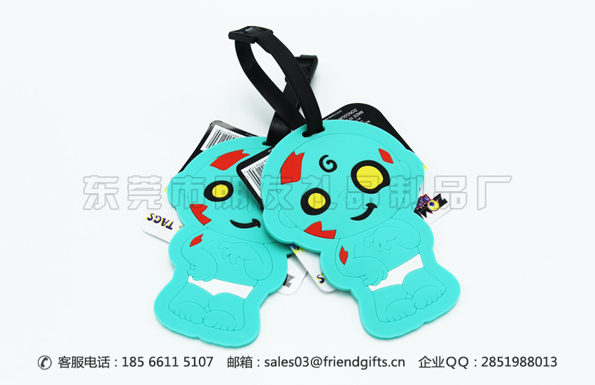 專業(yè)生產(chǎn)登機牌、卡通造型pvc滴膠行李牌定制廠家